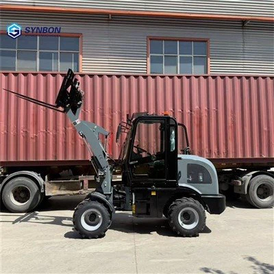 Stor elektrisk hjullæsser